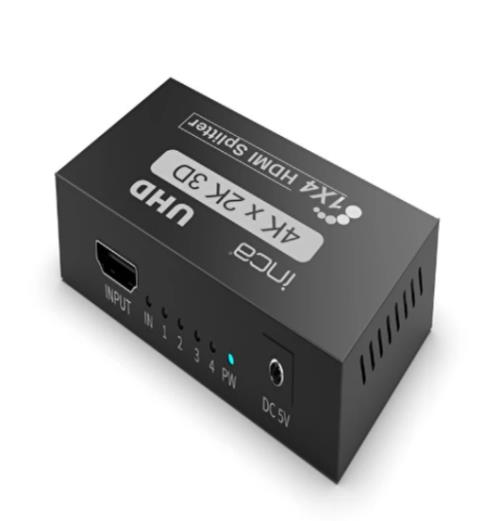 INCA IHSK-430 HDMI 1.4b 4K X 2K ve 3D Destekler  4 LÜ HDMI ÇOKLAYICI